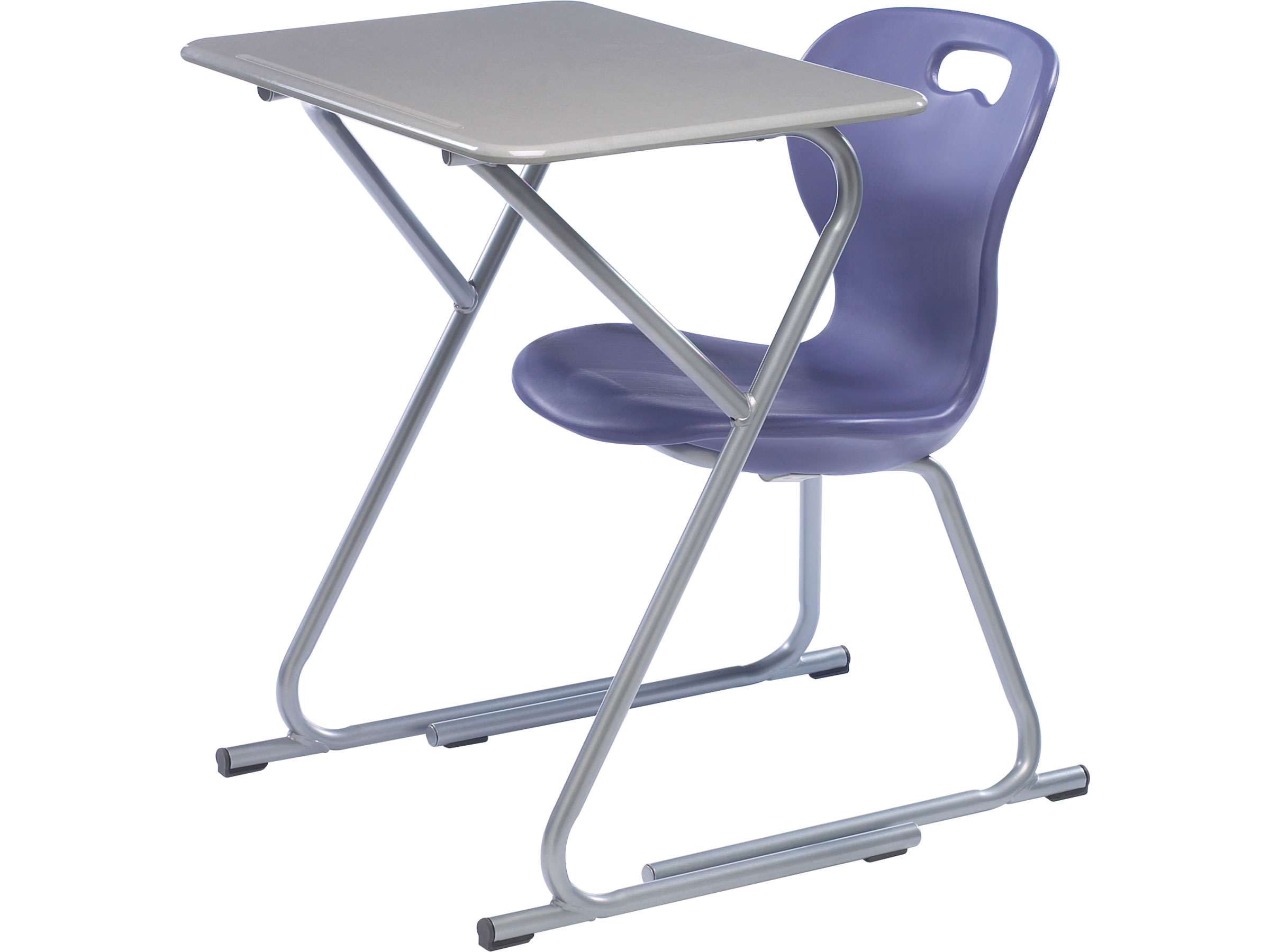 3951 cantilever z frame desk with omnia cl chair